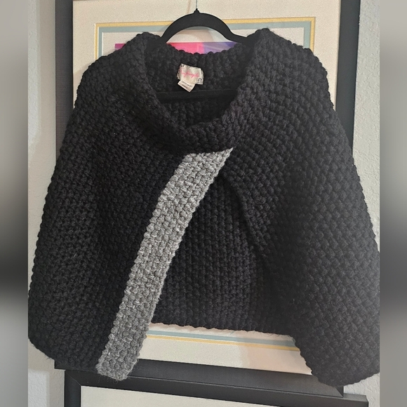 Free People Knit Shawl/Poncho - Picture 1 of 2